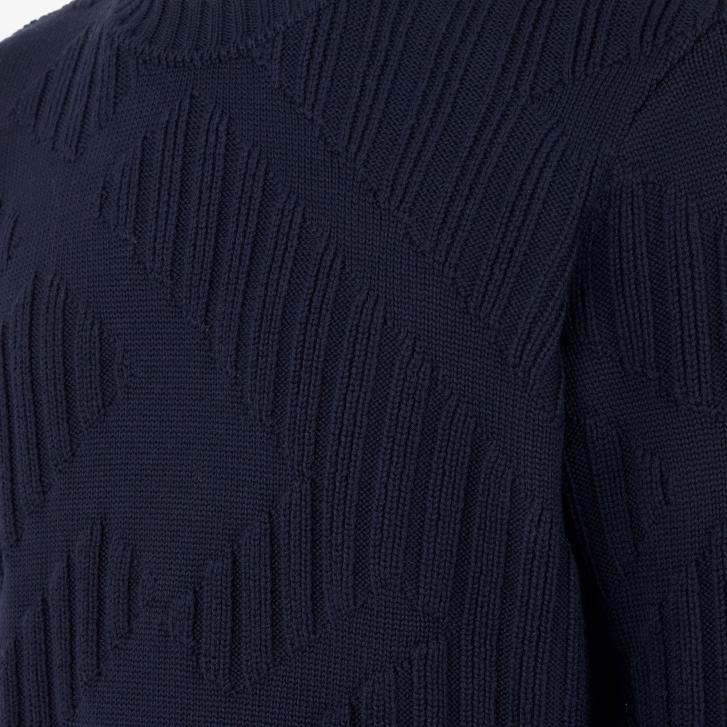 Men Apparel Fendi HP0B1976 Wool Sweater Blue