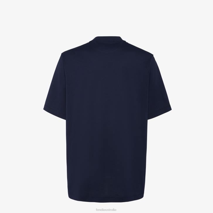 Men Apparel Fendi HP0B1906 Jersey T-Shirt Blue