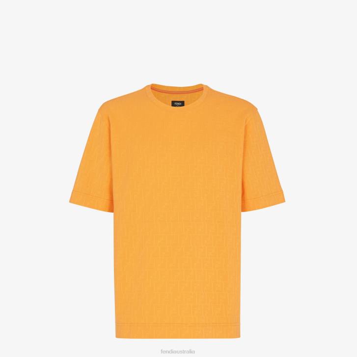 Men Apparel Fendi HP0B2004 Jersey T-Shirt Orange