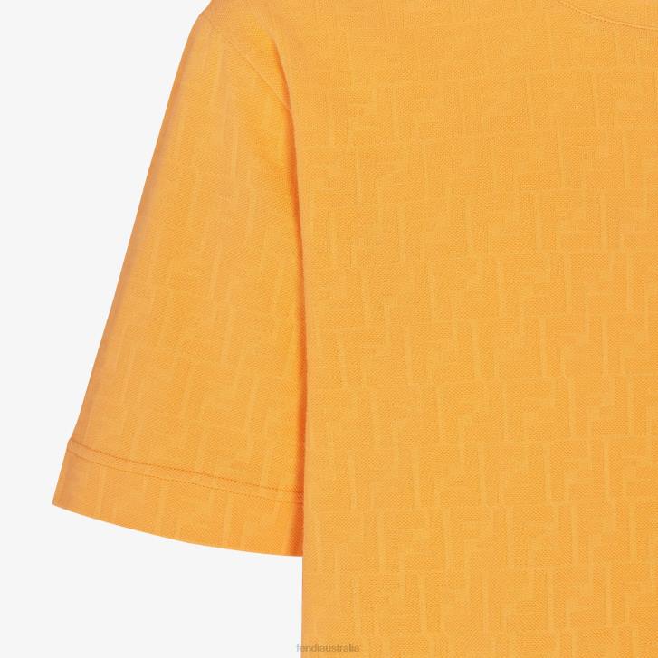 Men Apparel Fendi HP0B2004 Jersey T-Shirt Orange