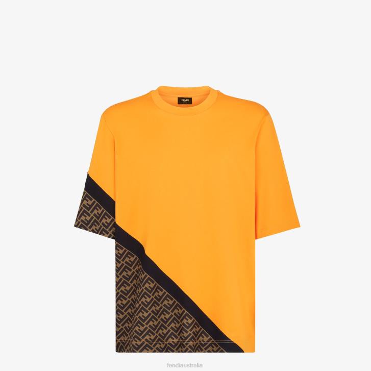 Men Apparel Fendi HP0B2005 Jersey T-Shirt Orange