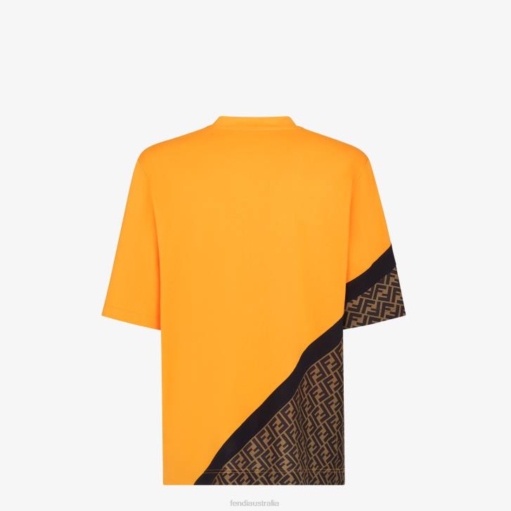 Men Apparel Fendi HP0B2005 Jersey T-Shirt Orange