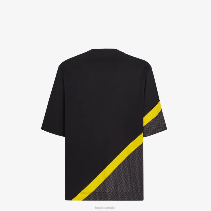 Men Apparel Fendi HP0B2016 Jersey T-Shirt Black