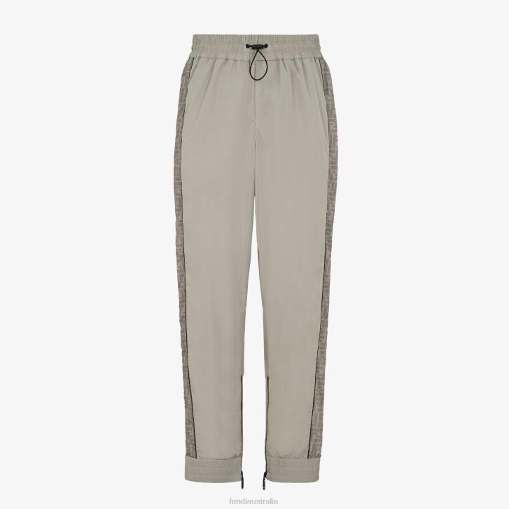 Men Apparel Fendi HP0B1947 Tech Fabric Trousers Beige