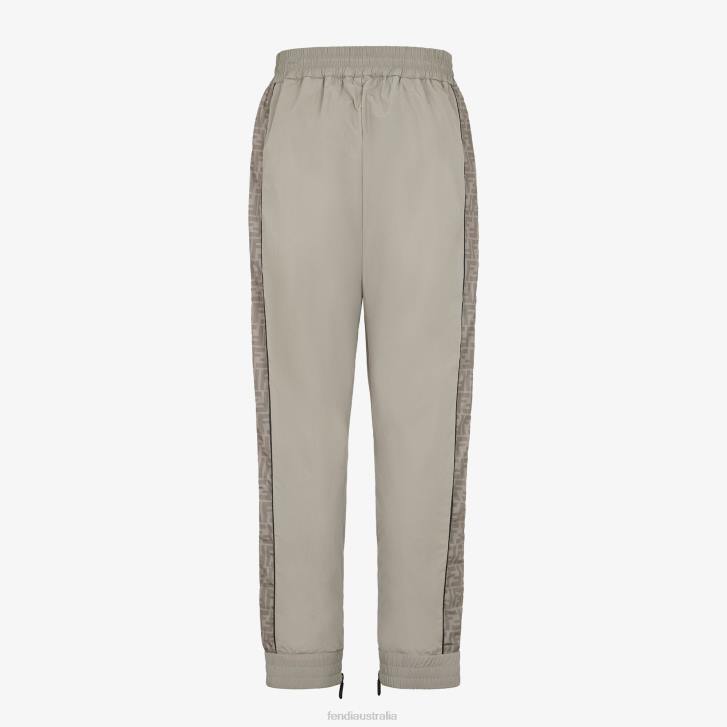 Men Apparel Fendi HP0B1947 Tech Fabric Trousers Beige