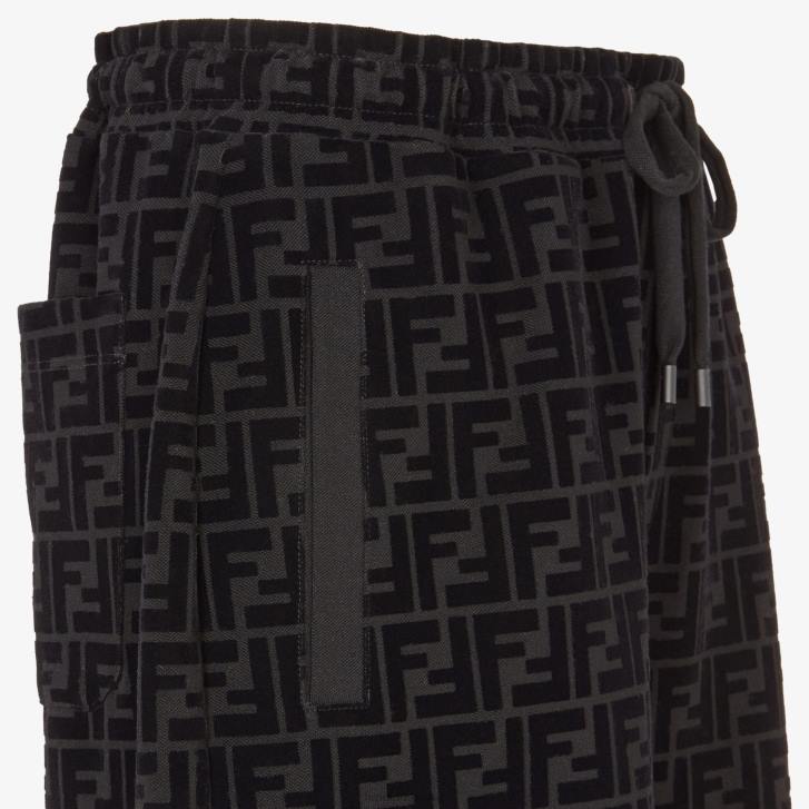 Men Apparel Fendi HP0B2147 Pique Pants Black