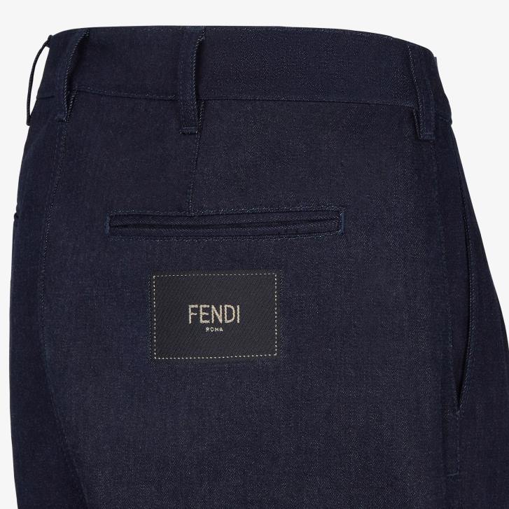 Men Apparel Fendi HP0B2156 Denim Jeans Blue