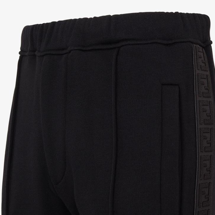 Men Apparel Fendi HP0B2170 Cotton Pants Black