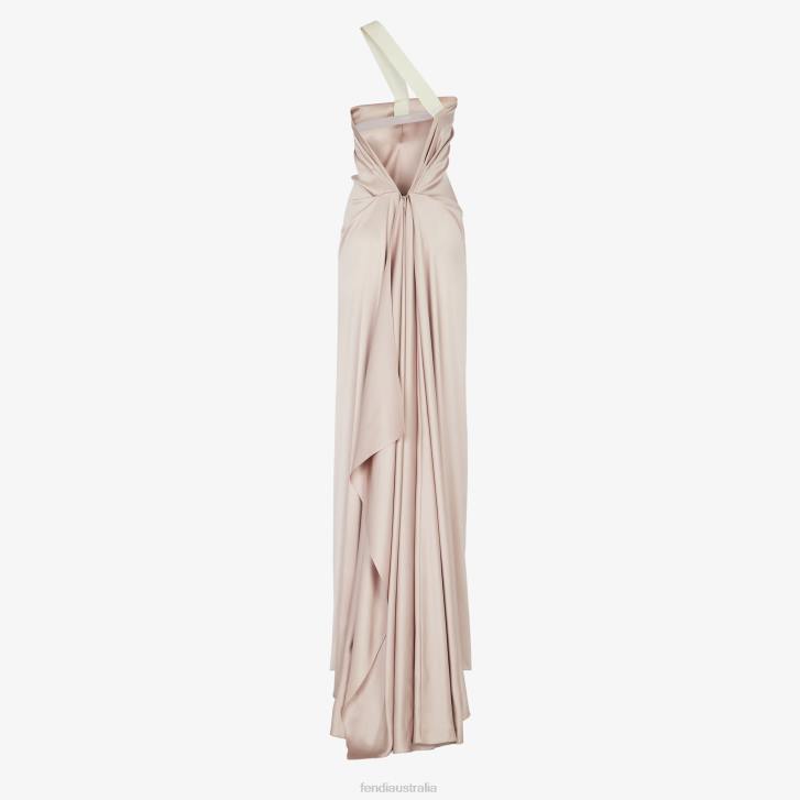 Women Apparel Fendi HP0B1090 Antique Silk Dress Pink