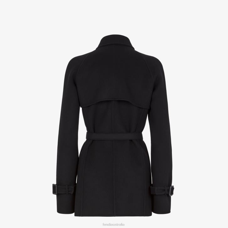 Women Apparel Fendi HP0B1209 Wool Go-To Jacket Black