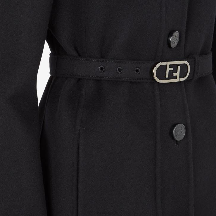 Women Apparel Fendi HP0B1209 Wool Go-To Jacket Black