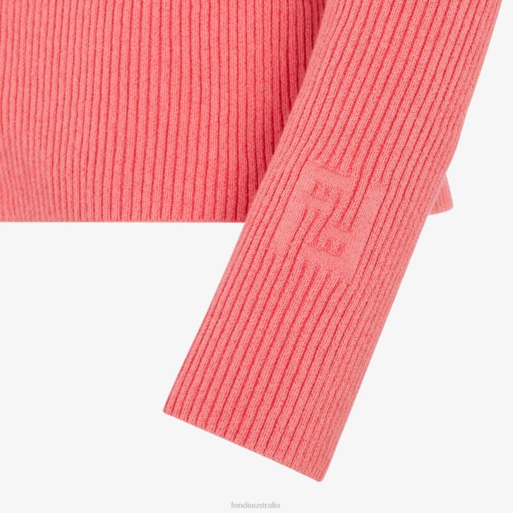 Women Apparel Fendi HP0B1028 Cotton Cardigan Pink