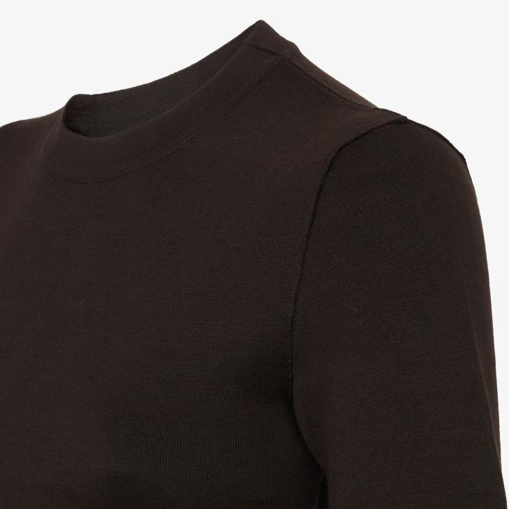 Women Apparel Fendi HP0B1155 Wool Sweater Brown