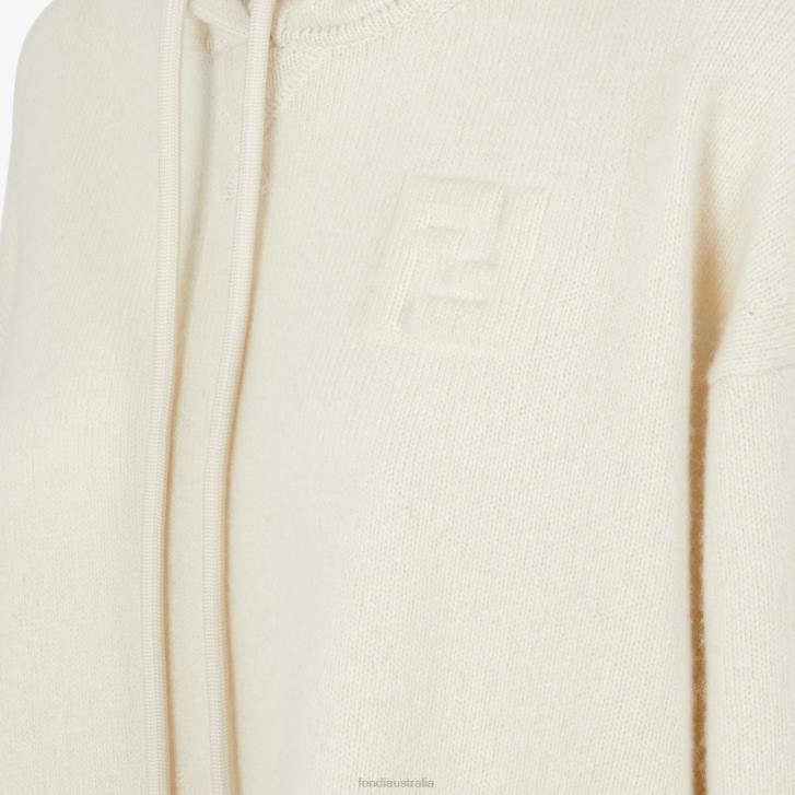 Women Apparel Fendi HP0B1187 Cashmere Sweater White