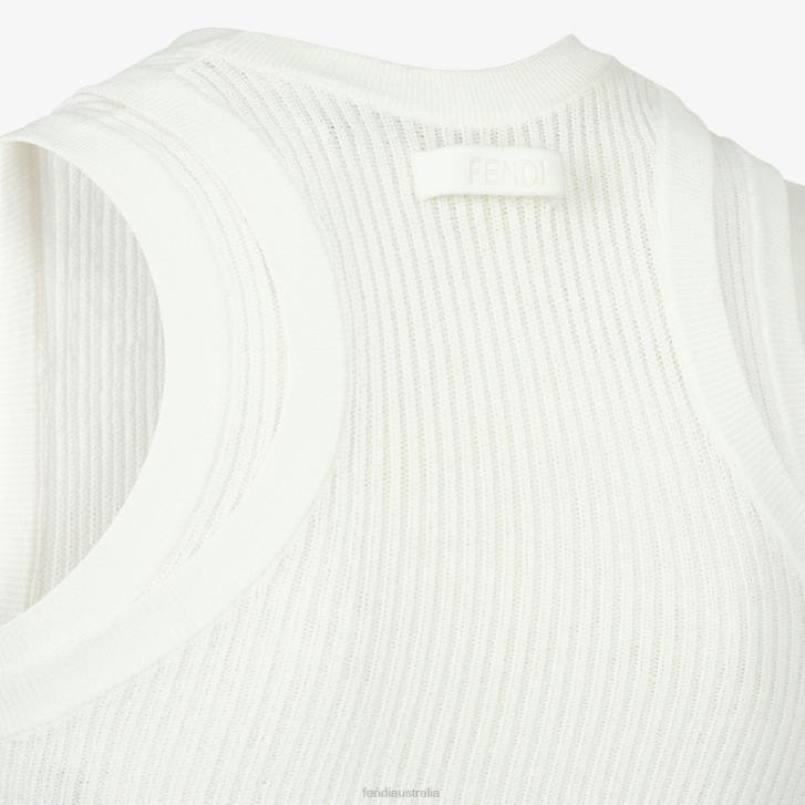 Women Apparel Fendi HP0B1146 Viscose Top White