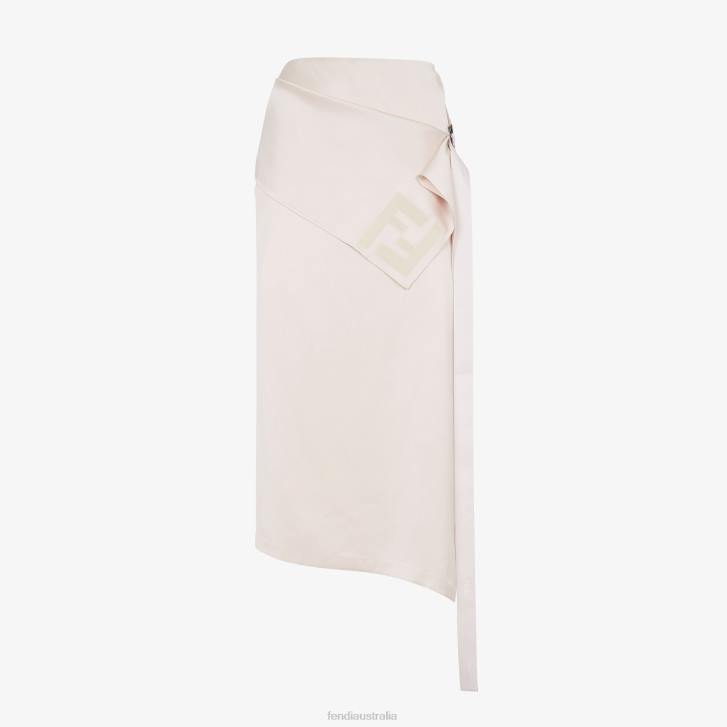 Women Apparel Fendi HP0B1089 Silk Skirt Beige