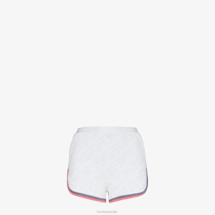 Women Apparel Fendi HP0B1036 Viscose Shorts White