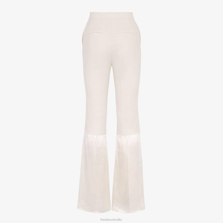 Women Apparel Fendi HP0B1083 Gabardine Pants Beige