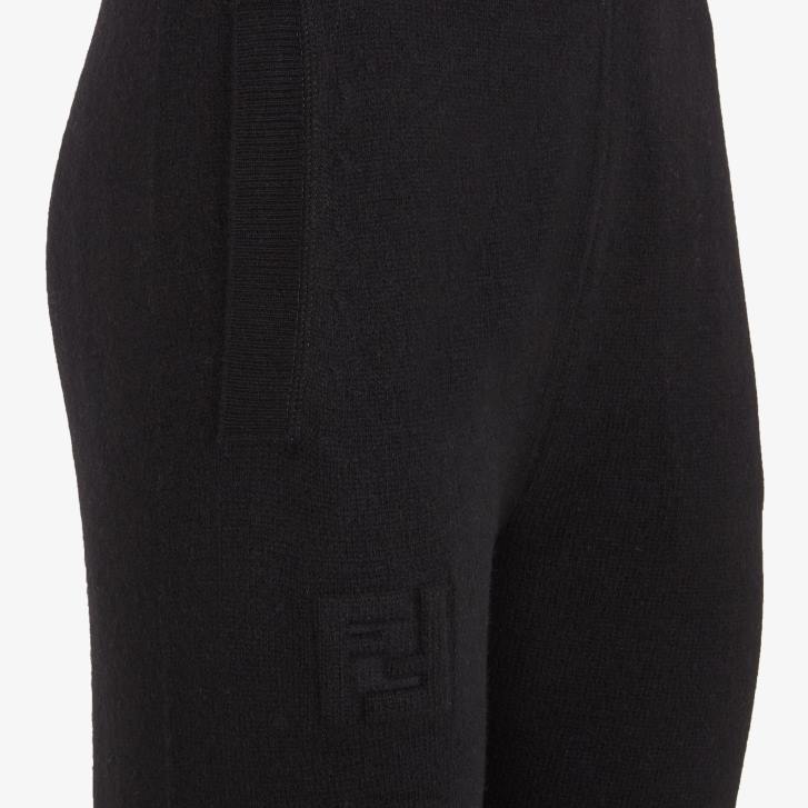 Women Apparel Fendi HP0B1182 Eco-Cashmere Pants Black