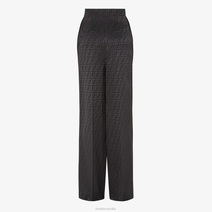 Women Apparel Fendi HP0B996 Silk Pants Black